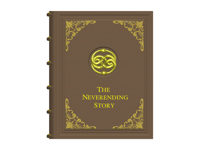 The Neverending Story Book - BOX (Prop) 3D Print 113270