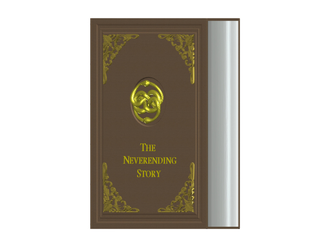 The Neverending Story Book - BOX (Prop) 3D Print 113271