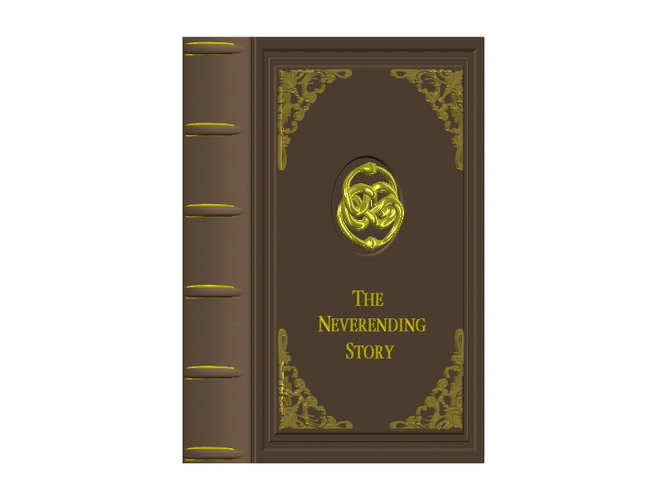 The Neverending Story Book - BOX (Prop) 3D Print 113277