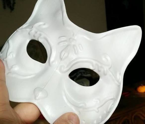 Splicer Cat Mask (Bioshock) 3D Print 113378