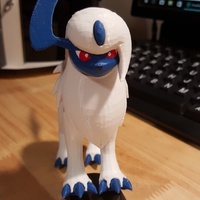 Small Absol 3D Printing 113452