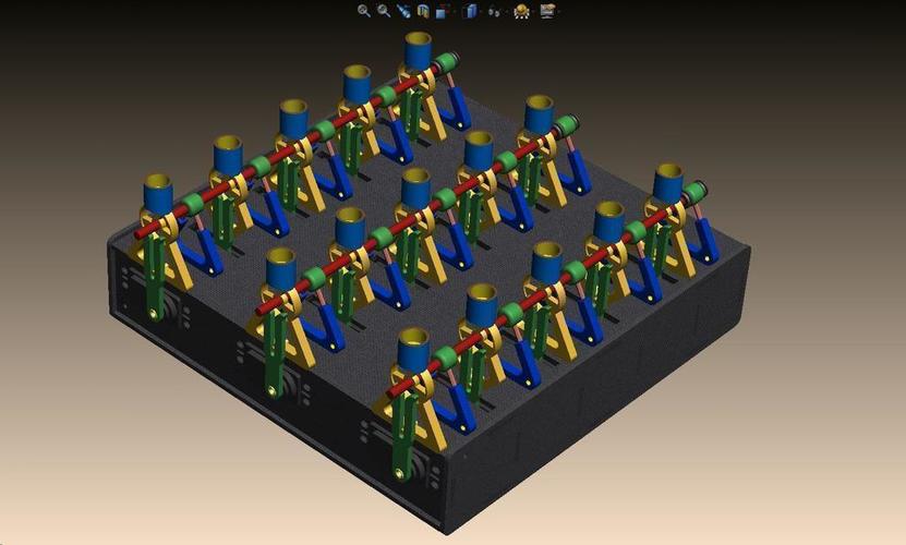 15-Channel Array RoboMusicBox ...  3D Print 113584