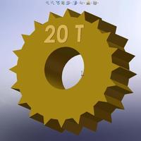 60 to 20 Reduction Gear Set - Thumbnail 5