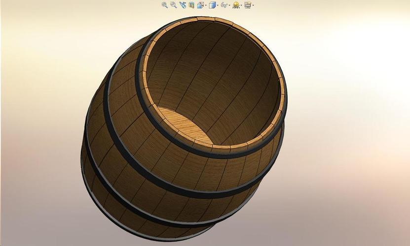 100mm tall Barrel Stave ...  3D Print 113632