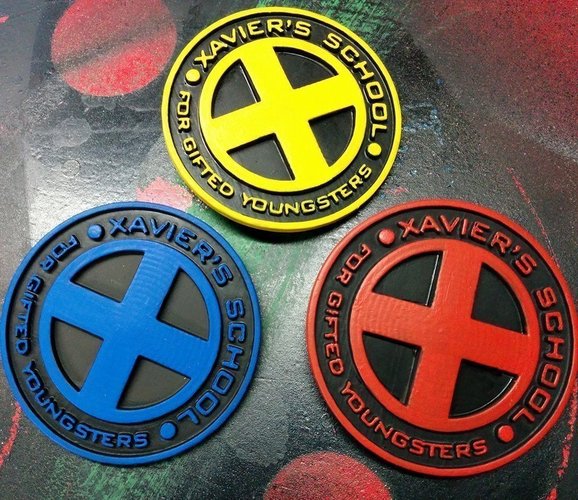 X-Men Badge 3D Print 113668