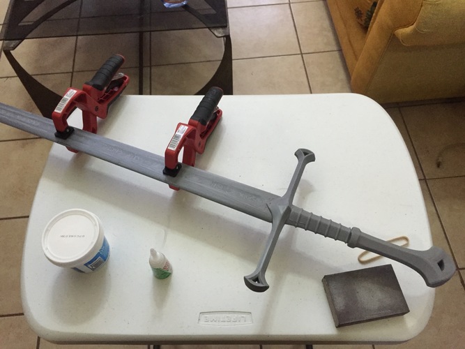 Andúril (Aragorn's sword) - Lord of The Rings 3D Print 113772