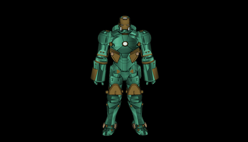 ​Iron Man Mark 37 - Hammerhead​ 3D Print 113815