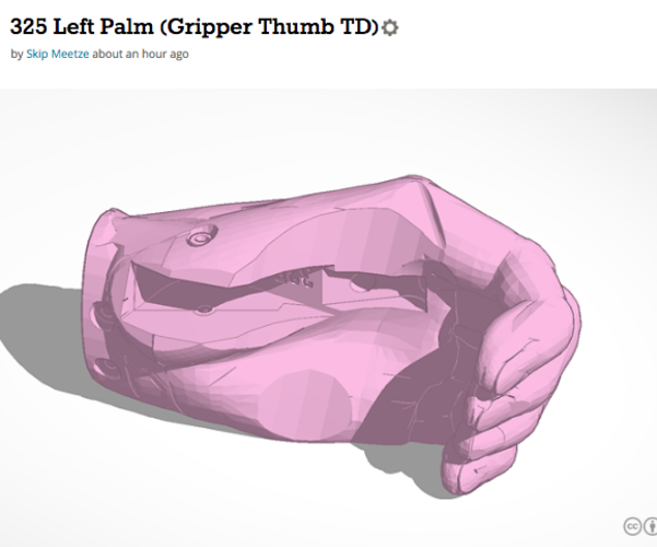 Gripper Thumb Terminal Device 3D Print 113885