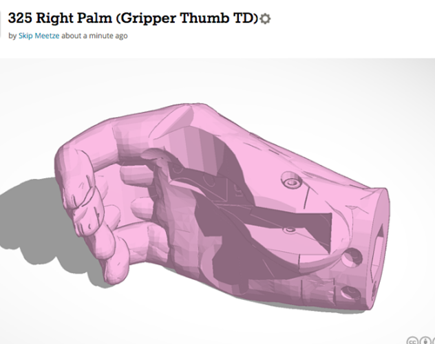 Gripper Thumb Terminal Device 3D Print 113887