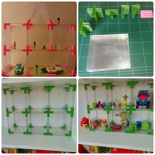 Doll's House // Toy Shelves with Recycled CD Cases. 3D Print 114005