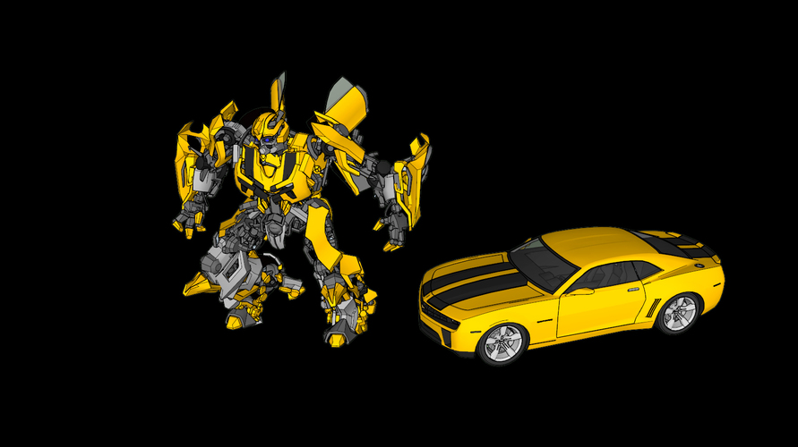 Bumblebee & Camero - Transformers 3D Print 114029