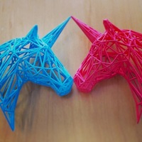 Small Wire Unicorn Statue (3 Inches) 3D Printing 11440