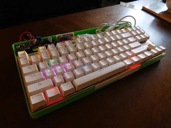 Tenkeyless (TKL) Keyboard Tray 3D Print 114604