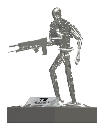T800 Model 101 Endoskeleton - Terminator 2 3D Print 114709