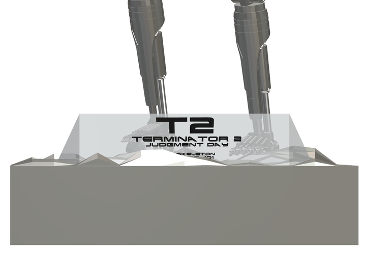 T800 Model 101 Endoskeleton - Terminator 2 3D Print 114715