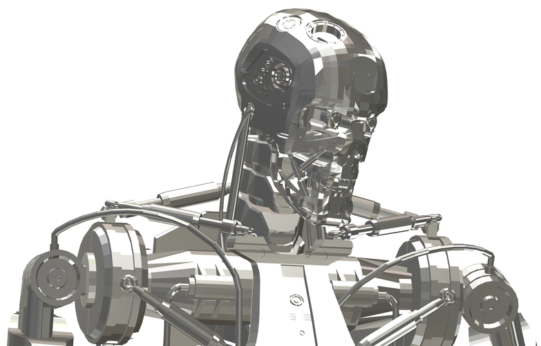 T800 Model 101 Endoskeleton - Terminator 2 3D Print 114718
