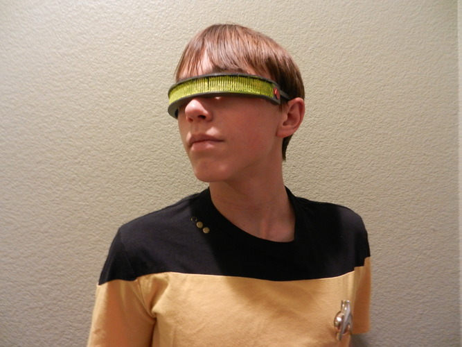 Geordi La Forge Visor--Star Trek: The Next Generation 3D Print 114841