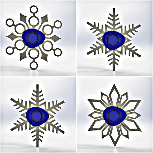 Pinshape snowflake 3D Print 114926 Pinshape snowflake 3D Print 114926