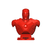 Small MARK IV BUST - IRONMAN 2 3D Printing 114939