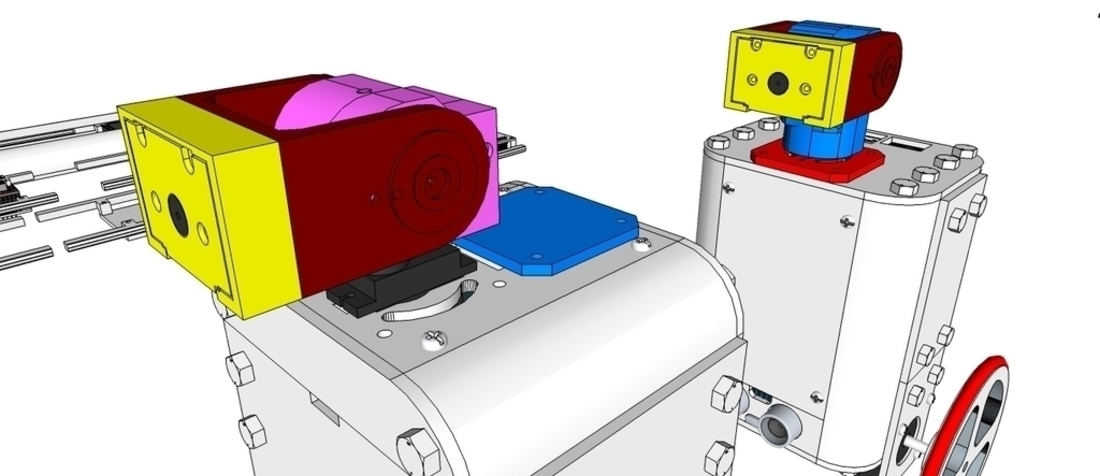 Super Ultra Compact Pan/Tilt Camera Mount - V2 3D Print 114955 Super Ultra Compact Pan/Tilt Camera Mount - V2 3D Print 114955