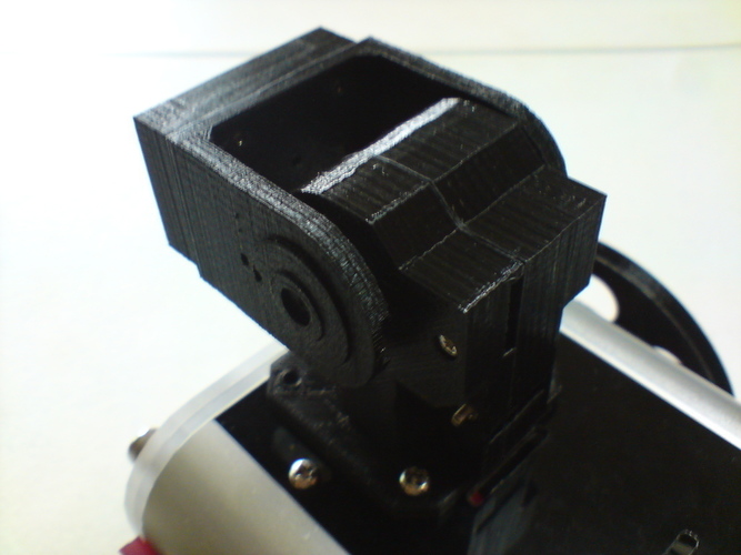 Super Ultra Compact Pan/Tilt Camera Mount - V2 3D Print 114959 Super Ultra Compact Pan/Tilt Camera Mount - V2 3D Print 114959