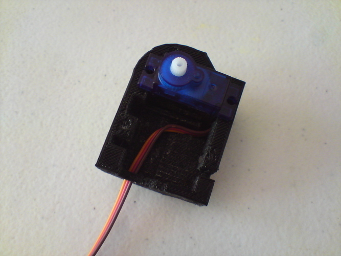 Super Ultra Compact Pan/Tilt Camera Mount - V2 3D Print 114970 Super Ultra Compact Pan/Tilt Camera Mount - V2 3D Print 114970