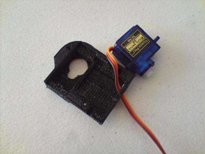 Super Ultra Compact Pan/Tilt Camera Mount - V2 3D Print 114972 Super Ultra Compact Pan/Tilt Camera Mount - V2 3D Print 114972