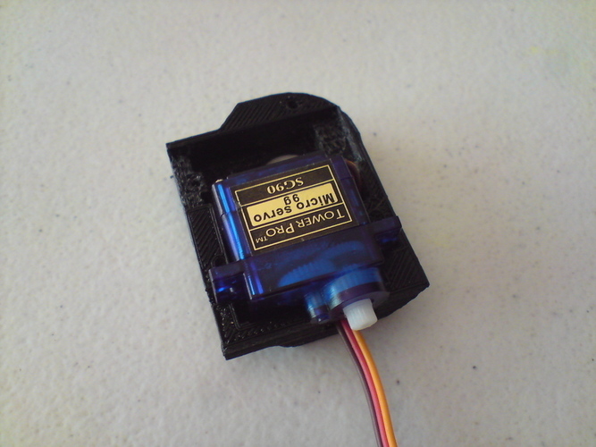 Super Ultra Compact Pan/Tilt Camera Mount - V2 3D Print 114975 Super Ultra Compact Pan/Tilt Camera Mount - V2 3D Print 114975