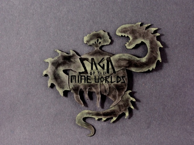 Saga of the Nine Worlds (Logo) 3D Print 1151