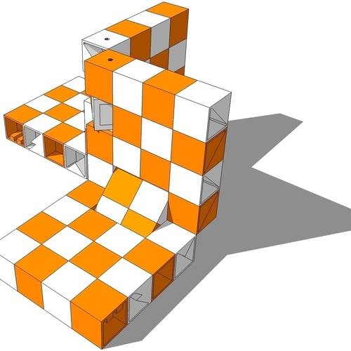 folding chess set 3D Print 115352 folding chess set 3D Print 115352
