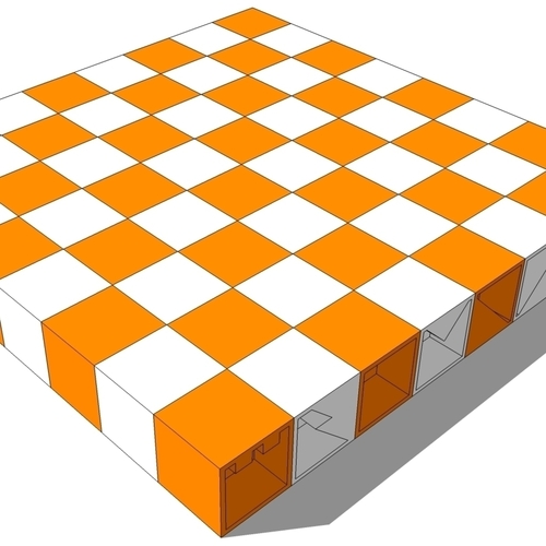 folding chess set 3D Print 115357 folding chess set 3D Print 115357