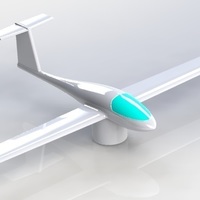 Small Static glider 3D Printing 115378