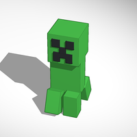 Small Minecraft Creeper 3D Prototype (Walking) 3D Printing 115472