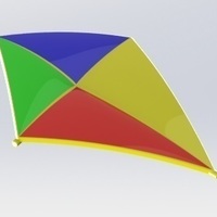 Small Kite for indoor use 3D Printing 115693
