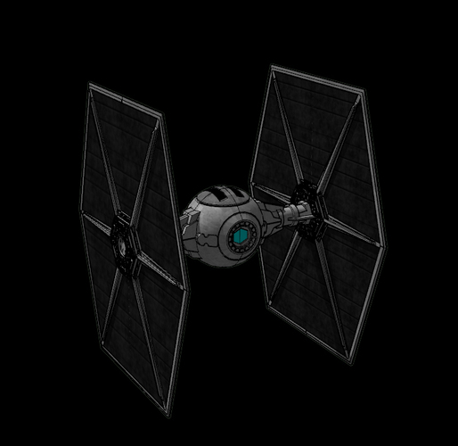 Imperial TIE Fighter - Star Wars 3D Print 115720