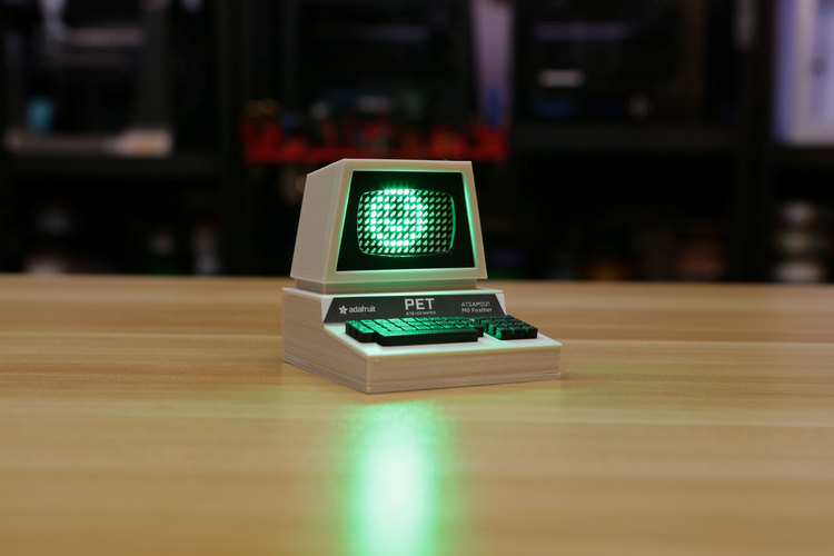 Mini Commodore PET with Charlieplexed LED Matrix 3D Print 115772