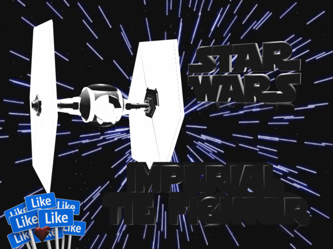 Imperial TIE Fighter - Star Wars 3D Print 115894