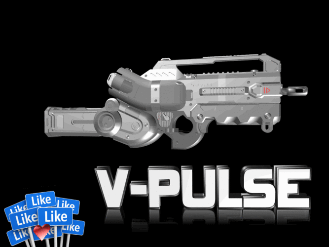V Pulse - Sci-fi Gun 3D Print 115967