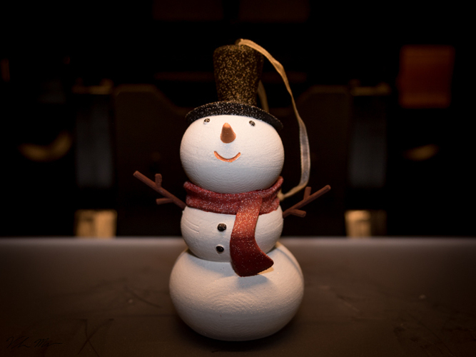 Snowman Christmas Ornament 3D Print 115998