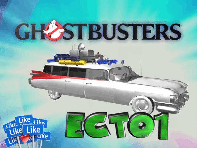 ECTO1 - Ghostbusters 3D Print 116046