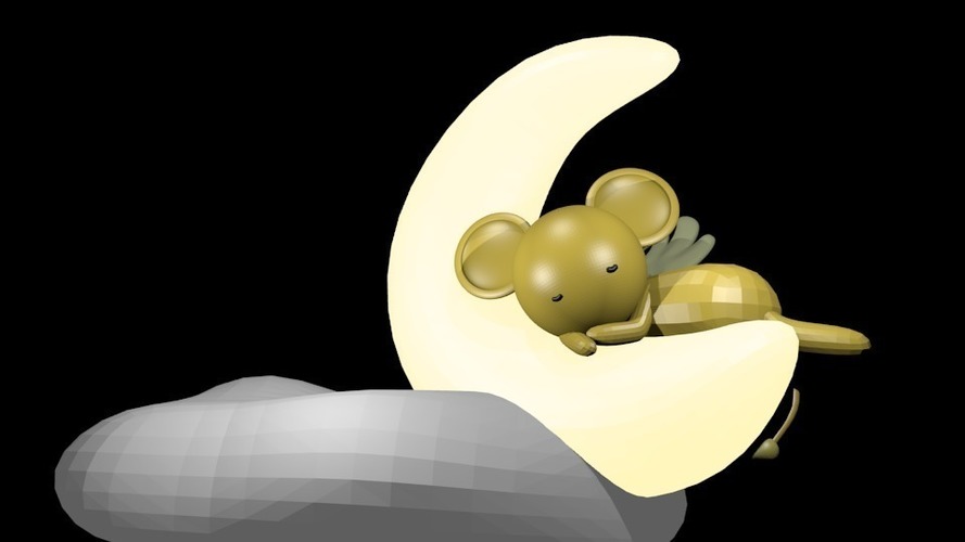 Keroberos sleep on the moon 3D Print 116563