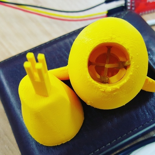 Keroberos Head Knocker 3D Print 116568 Keroberos Head Knocker 3D Print 116568