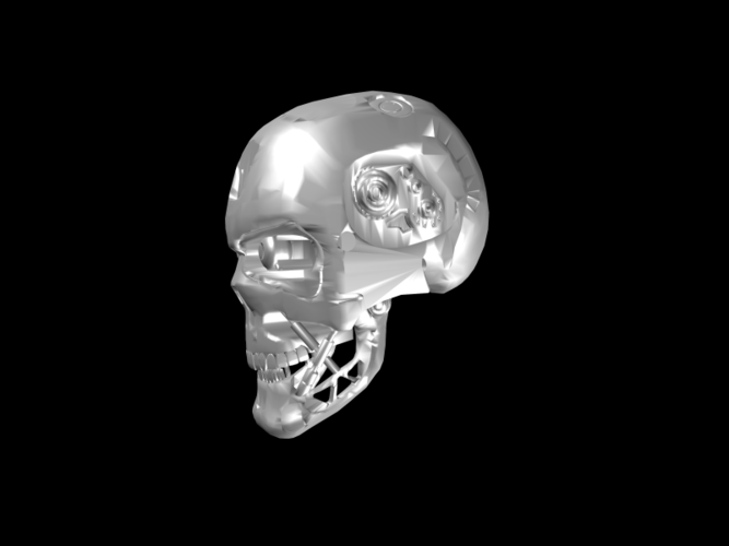 T800 Skull - Terminator 3D Print 116666