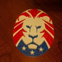 Small Trump Lion 3D Printing 116681
