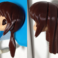 Small RO Hair 4 & 5(Pinky ST.) 3D Printing 116713