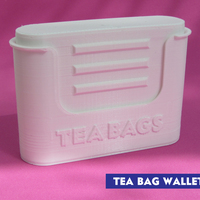 Small Tea bag wallet 3D Printing 116949