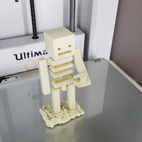 Small Minecraft skeleton with bow 3D Printing 117279