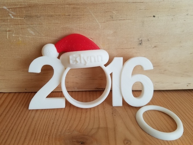 2016 Christmas Picture Ornament 3D Print 117384 2016 Christmas Picture Ornament 3D Print 117384