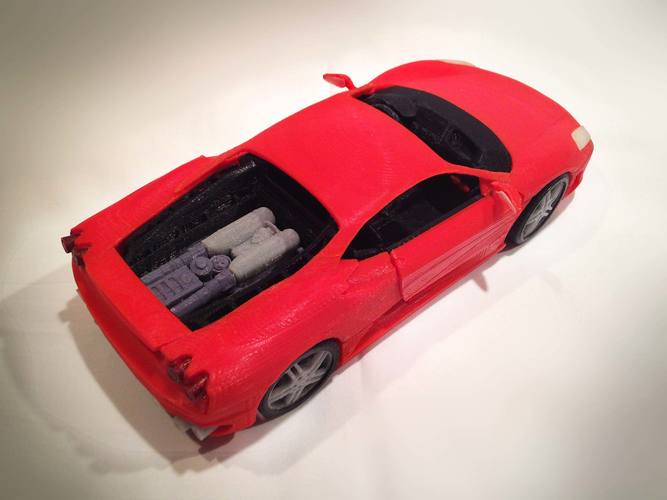 Italian Sports Car Model 3D Print 11747