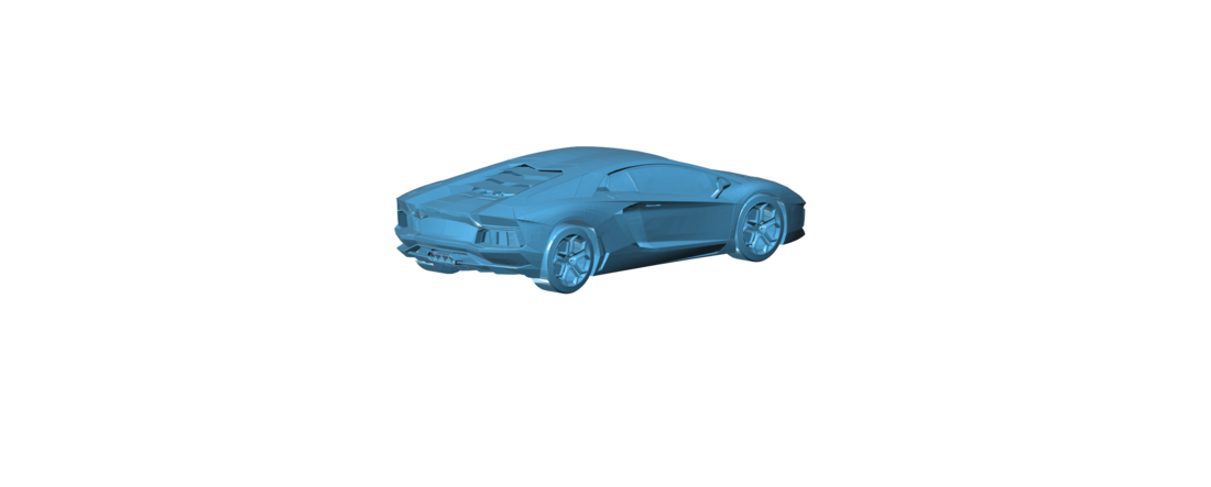 Purple Lamborghini 3D Print 117547